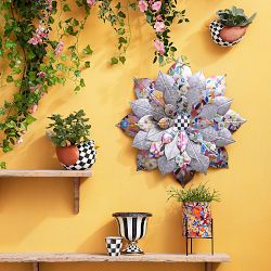 MacKenzie-Childs Courtly Stripe Tabletop Urn