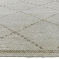 Moroccan Diamond Hand Knotted Rug