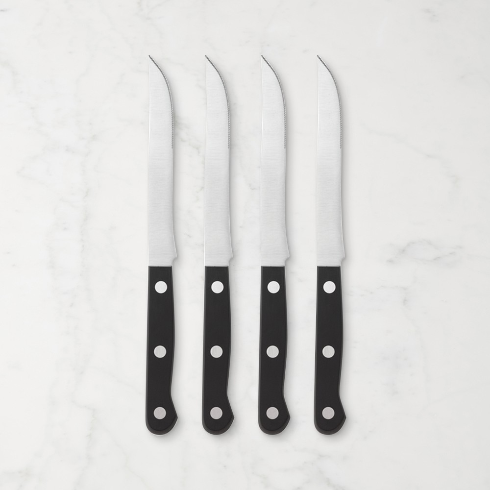 Zwilling J.A. Henckels Twin 4-Piece Steak Knife Set, Black