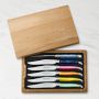 Laguiole en Aubrac Rainbow Steak Knives, Set of 6