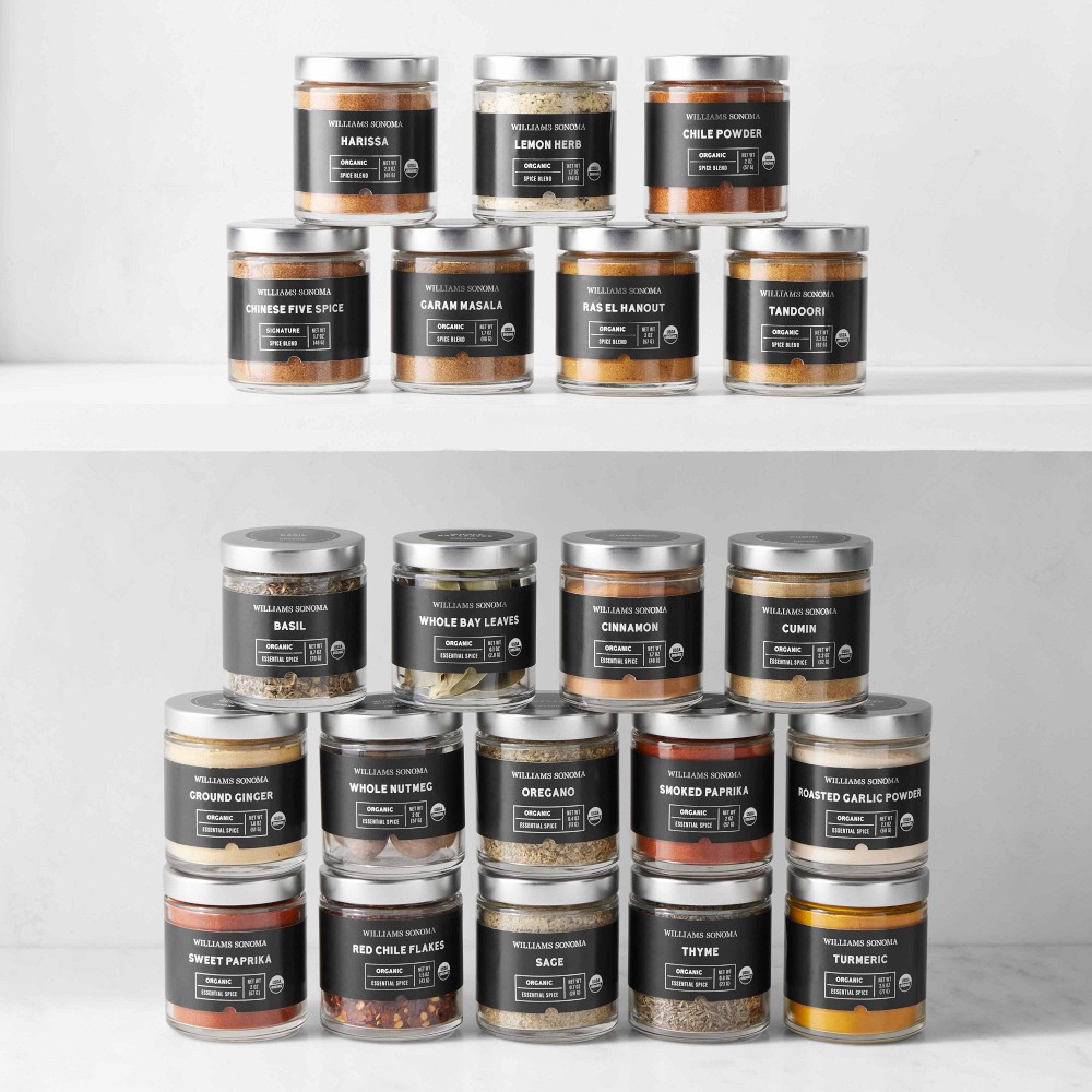 Williams Sonoma Spice Collection, Set of 21