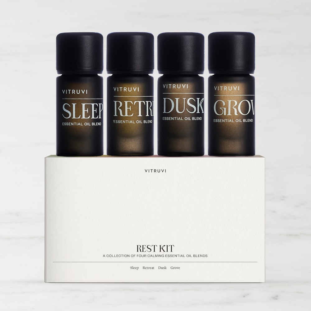 Vitruvi Rest Essential Oils Kit, 5mL, Set of 4