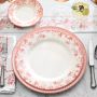 English Floral Dinner Plates