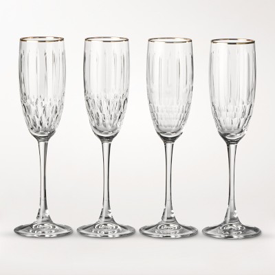 Champagne Flutes, Set of 4
