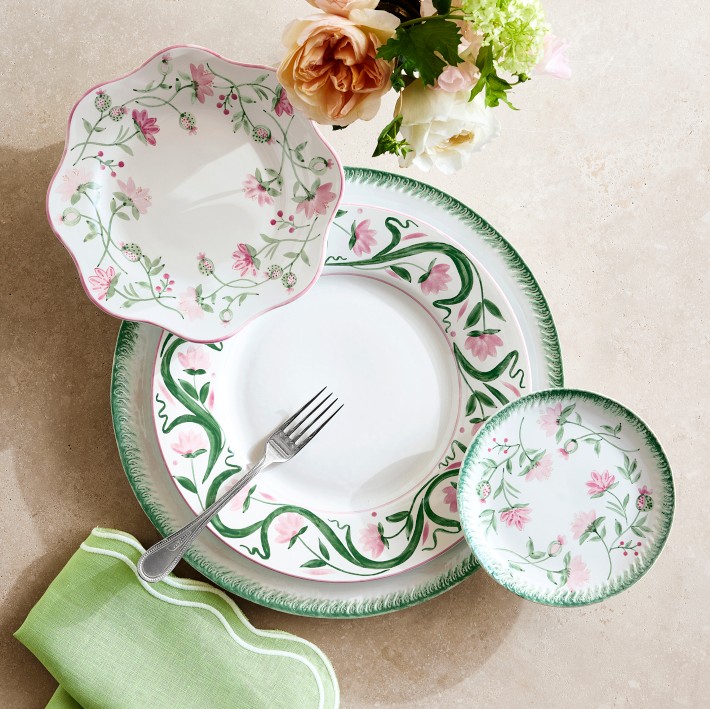AERIN x Williams Sonoma Garden Bouquet Dinnerware Collection