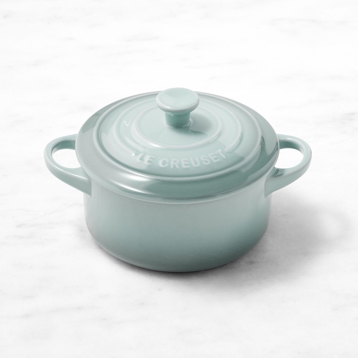 Le Creuset Stoneware Mini Round Cocotte (24 oz) (Sea Salt)