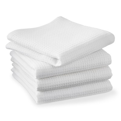 Super Absorbent Waffle Weave Towels, White