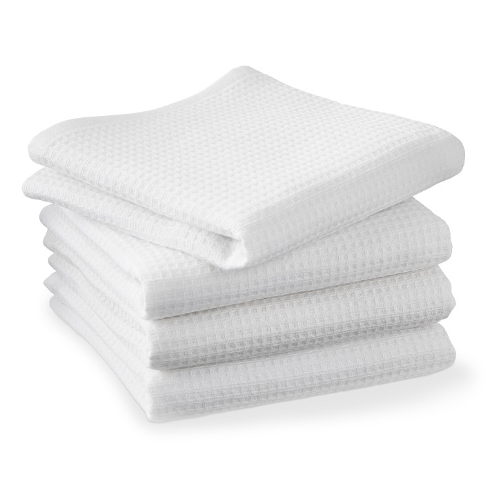 Williams Sonoma Super Absorbent Waffle Weave Towels, Set of 4