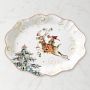 'Twas the Night Before Christmas Reindeer Scalloped Oval Platter