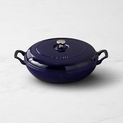 Staub Enameled Cast Iron Braiser, 3 1/2-Qt., Sapphire Blue