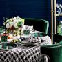 Houndstooth Round Tablecloth