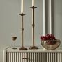Oversized Brass Taper Holder