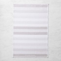 Williams Sonoma Logo Stripe Towels, Set of 4