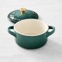 Le Creuset Stoneware Holly Mini Cocotte, 8-oz