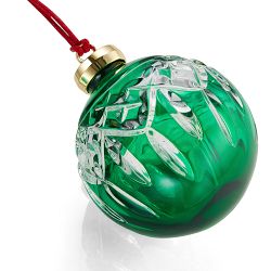 Waterford Lismore Bauble Green