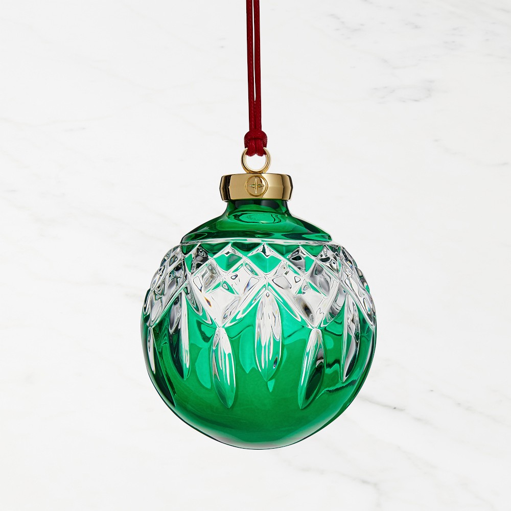 Waterford Lismore Bauble Green