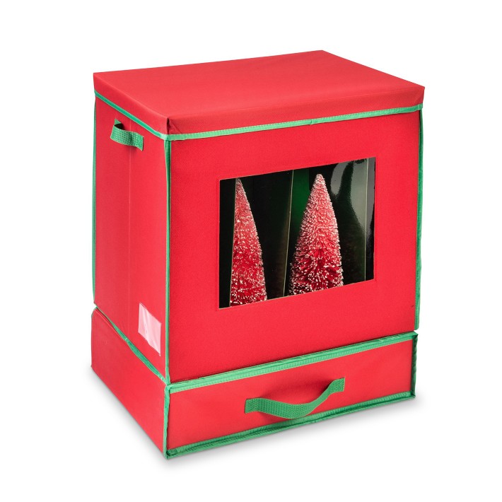 Red Christmas Décor Storage