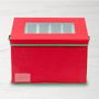Holiday Light Storage Box, Red