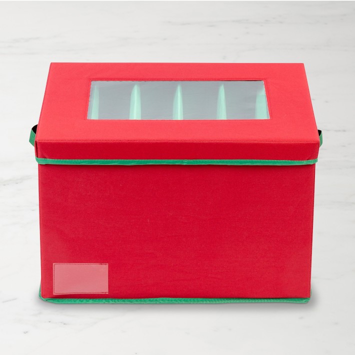 Holiday Light Storage Box, Red