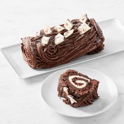 Williams Sonoma Peppermint Bark Buche De Noel, Small, Serves 7