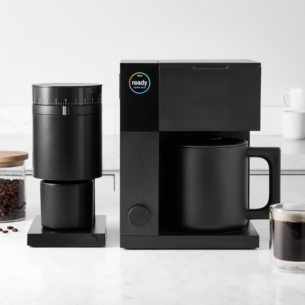 Fellow Aiden Brewer & Opus Conical Burr Grinder, Black