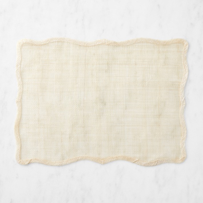 Abaca Rectangular Placemats, Natural
