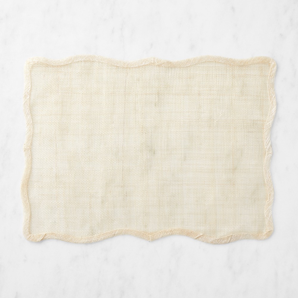Abaca Rectangular Placemats, Natural