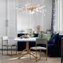 Garbo Upholstered Customizable Banquette &ndash; Grid Tufting