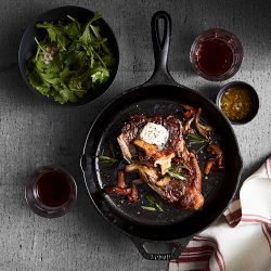 Lodge Seasoned Cast Iron Skillets, Set of 3