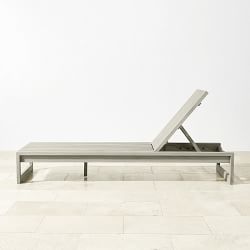 Ojai Outdoor Grey Teak Chaise