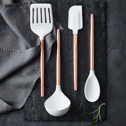 Silicone Ladle with Copper Handle