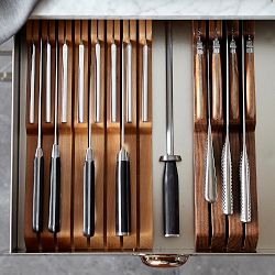Williams Sonoma 7-Slot In-Drawer Knife Organizer