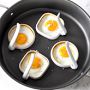 Williams Sonoma Square Egg Fry Ring Molds, Set of 4