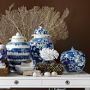 White Coral On Glass Stand