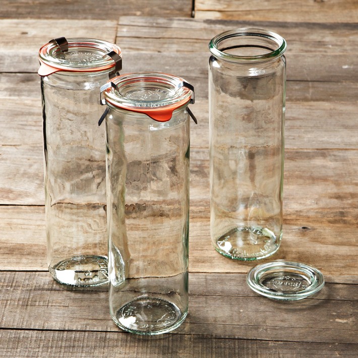 Weck Cylindrical Jars Set - 20.2 oz, 6 Pack | Williams Sonoma