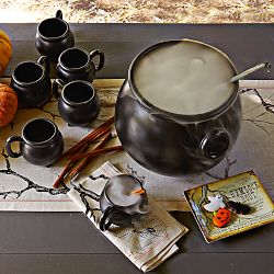 Black Cauldron Serving Bowl