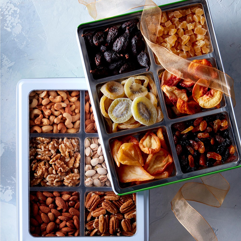 Dried Fruit &amp; Nuts Tin Set
