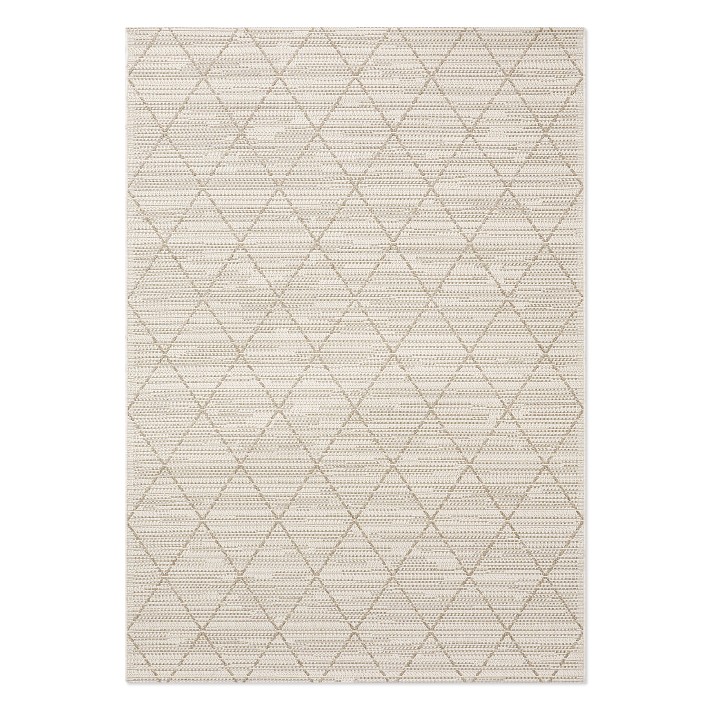 Faux Natural Grace Diamond Indoor/Outdoor Rug