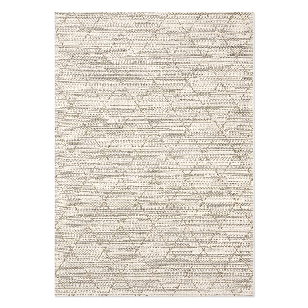 Faux Natural Grace Diamond Indoor/Outdoor Rug