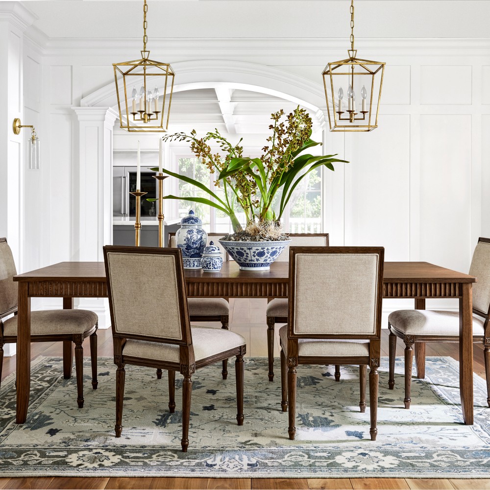 Lewis Extendable Rectangular Dining Table (72&quot;-108&quot;)