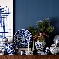 Chinoiserie Ceramic Bowl