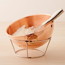 Mauviel Copper Beating Bowl with Loop Handle