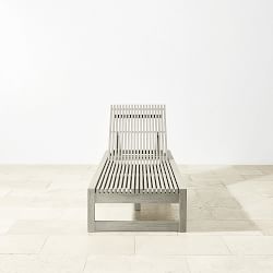 Ojai Outdoor Grey Teak Chaise
