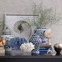 White Coral On Glass Stand