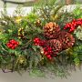 Outdoor Winter Evergreen Window Box
