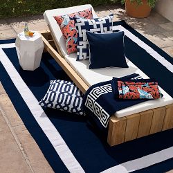 Larnaca Outdoor Natural Teak Chaise