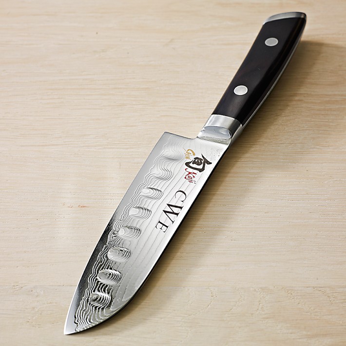 Shun Kaji Hollow-Ground Santoku Knife | Williams Sonoma