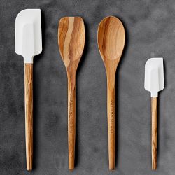 Williams Sonoma Large Silicone Spatula with Classic Wood Handle