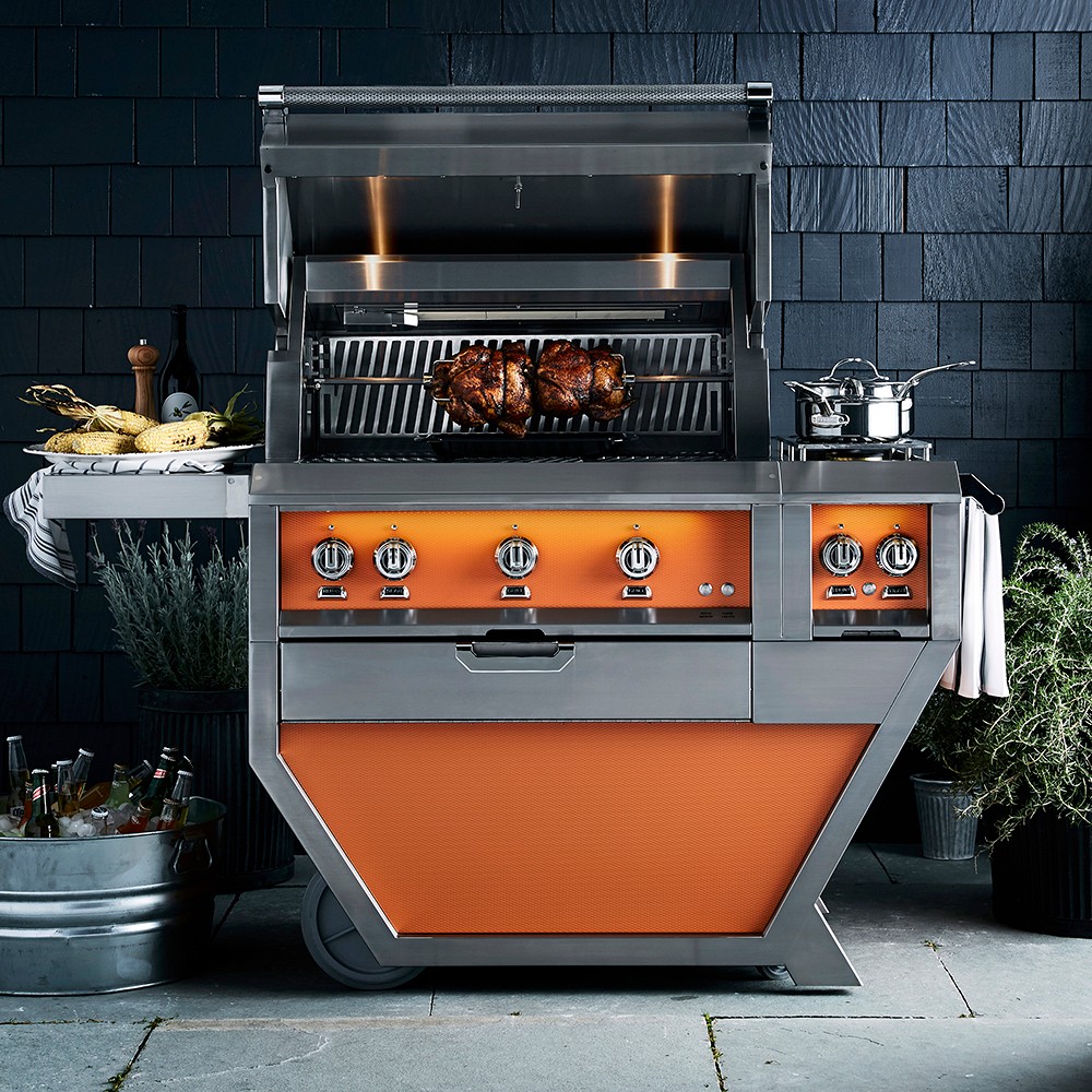 Hestan 36&quot; Deluxe Gas Grill With Double Side Burners