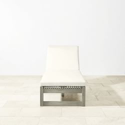 Ojai Outdoor Grey Teak Chaise